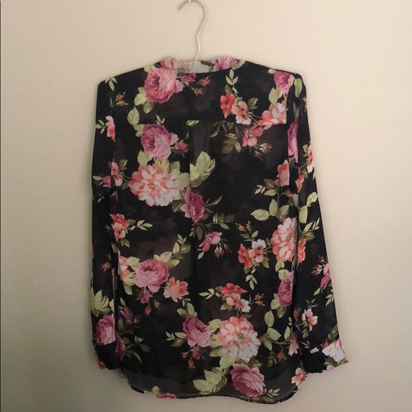 Stitchfix Kut from the Kloth floral sheer blouse - Picture 3 of 4